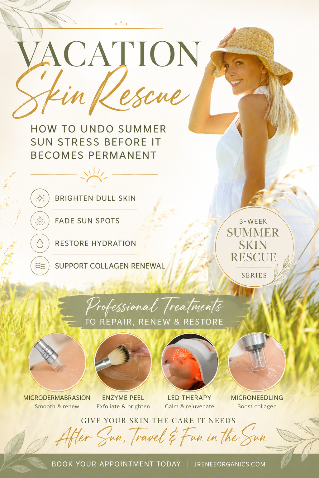 Vacation Skin Rescue: How to Undo Summer Sun Stress Before It Becomes Permanent