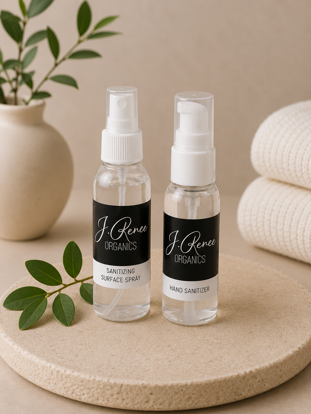 Botanical Hand Sanitizer Gel and Spray - 1oz