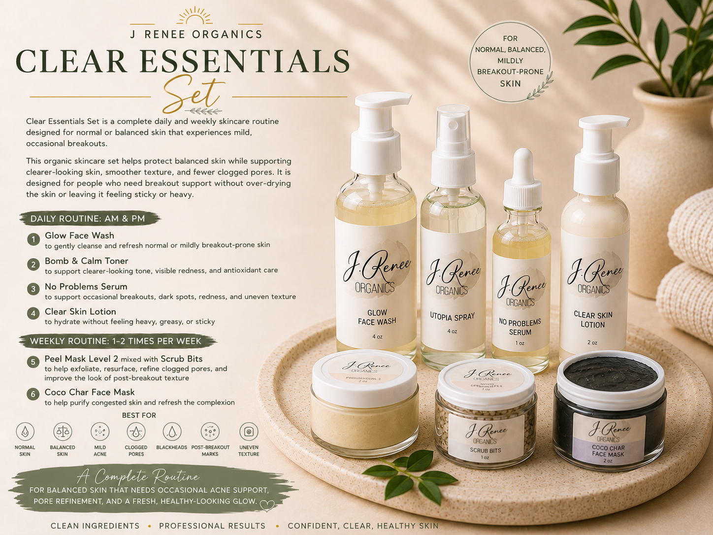 Clear Essentials Set